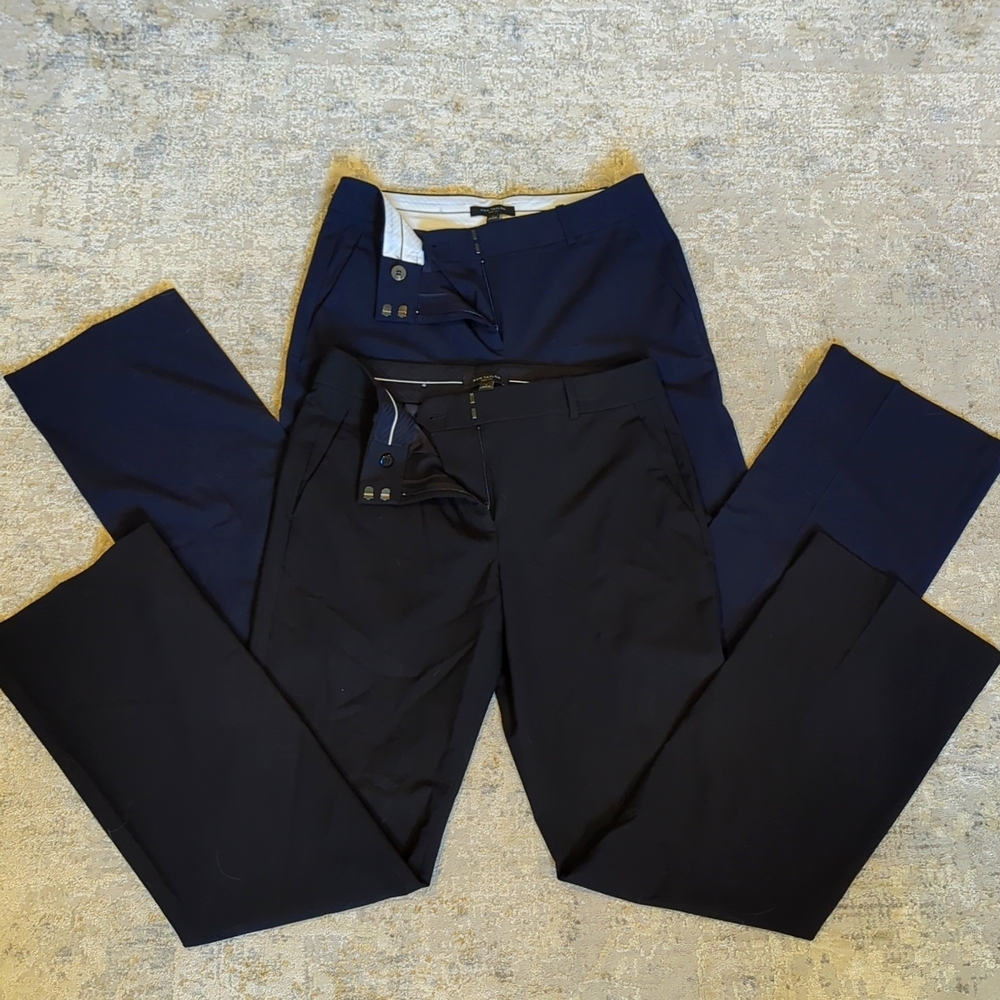 Ann Taylor Dress Pants, Ann Fit, Size 6, Blue
